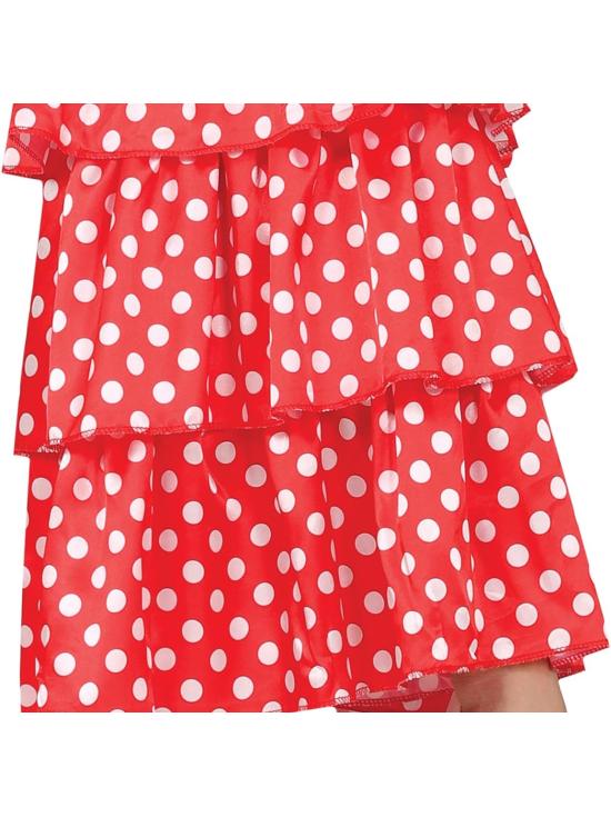 Disfraz de flamenca roja mujer
