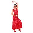 Disfraz de Flamenca Roja para mujer