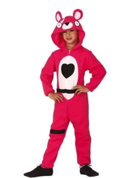 Disfraz de Fortnite Oso Rosa para niño