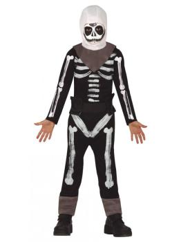 Disfraz de Fortnite Skull Trooper para niño
