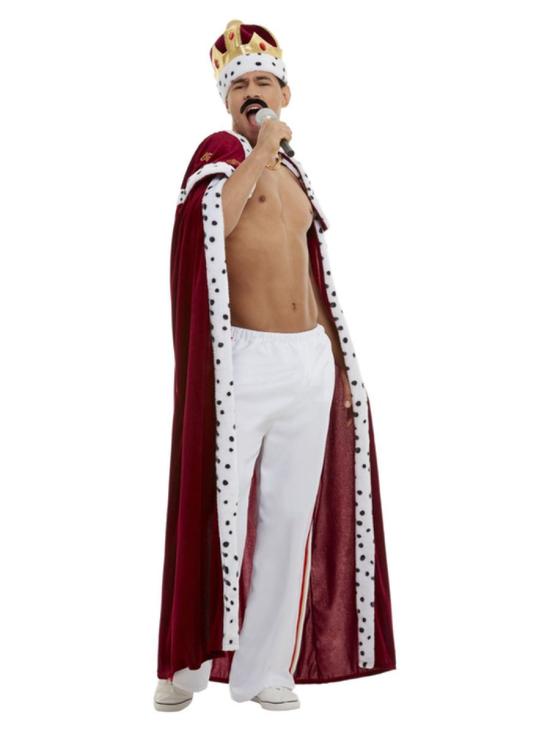 Disfraz de Freddie Mercury con Capa para Adulto