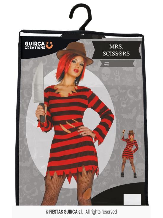 Disfraz de freddy krueger para mujer