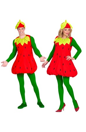 Disfraz de Fresa para adultos unisex