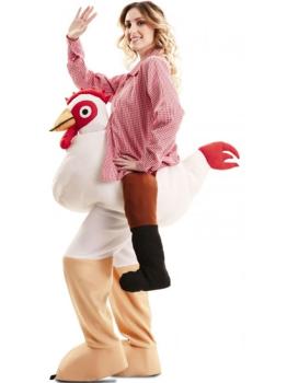 Disfraz de Gallina a hombros para adulto
