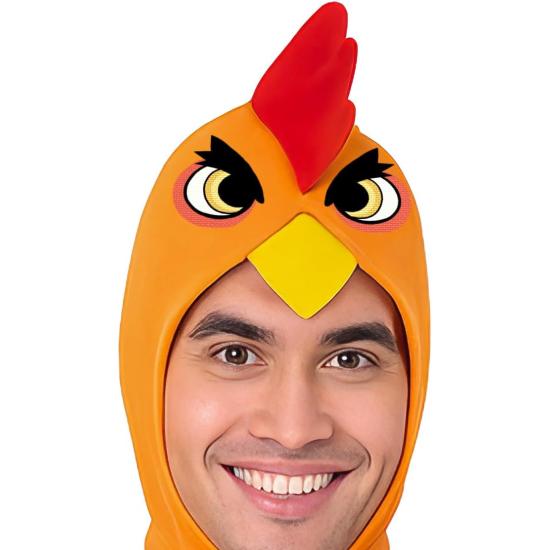 Disfraz de Gallo Azul para Adulto – Capucha, Cinturón y Mono