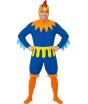 Disfraz de Gallo Azul para Hombre adulto – Capucha, Cinturón y Mono