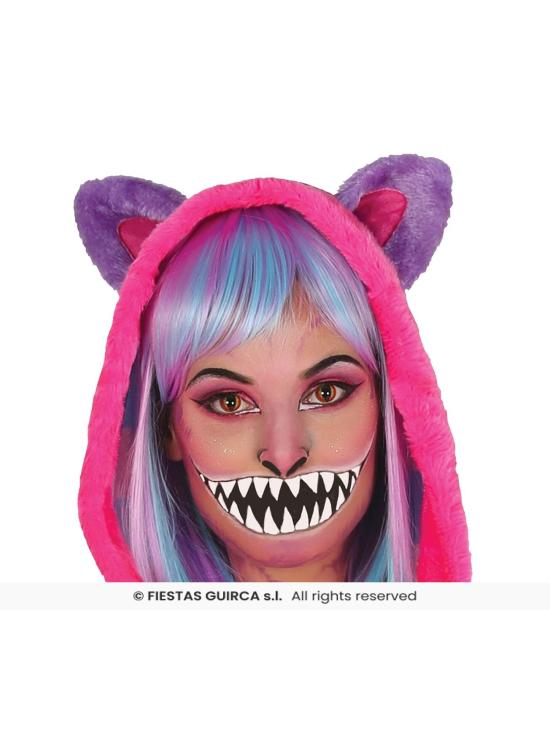 Disfraz de Gato Cheshire de Alicia para Adulta