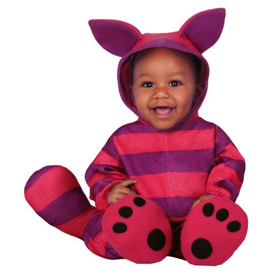 Disfraz de Gato Cheshire para bebé Disfraz de Gato Cheshire para bebé