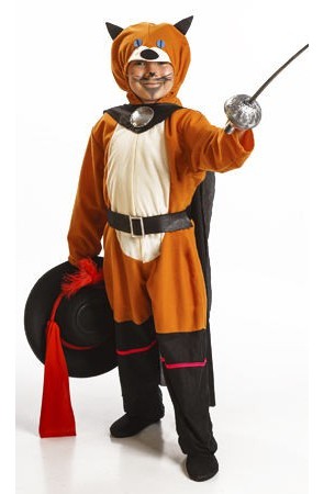 Disfraz infantil de Gato con Botas.