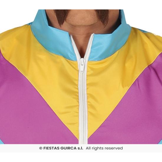 Disfraz de gimnasta de los 80 para hombre