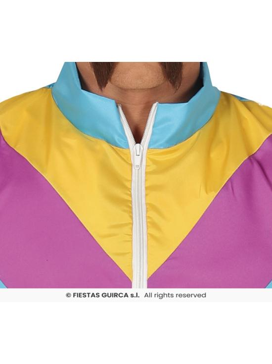 Disfraz de gimnasta de los 80 para hombre