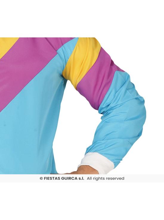 Disfraz de gimnasta de los 80 para hombre