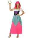 Disfraz de Gitana o Zíngara en talla adulta.