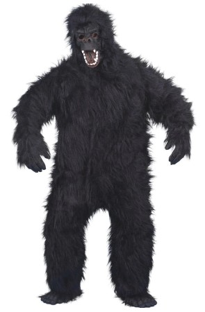 Disfraz de Gorila Pelo adultos Lujo