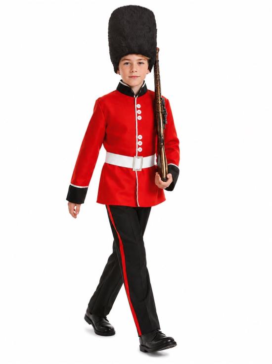Disfraz de Guardia Inglesa para Niño, un clásico uniforme británico
