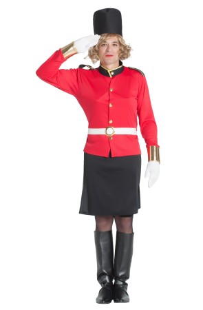 Disfraz de Guardia Inglés con sorpresa para Adulto