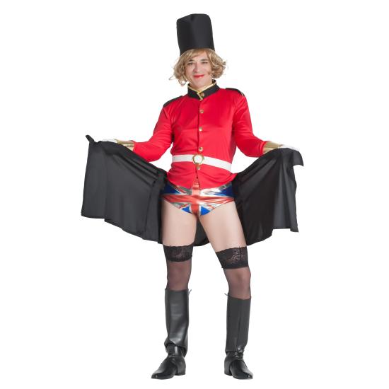 Disfraz de Guardia Inglés con sorpresa para Adulto Disfraz de Guardia Inglés con sorpresa para Adulto