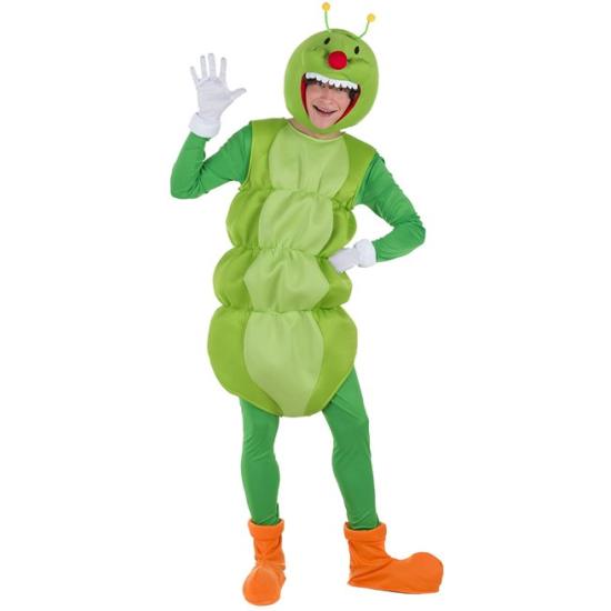 Disfraz de Gusano Verde para Adulto