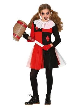Disfraz de Harley Quinn Comic Niña