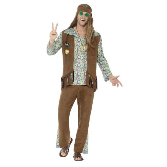 Disfraz de Hippie años 60 multicolor adulto Disfraz de Hippie años 60 multicolor adulto
