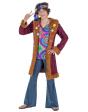 Disfraz de Hippie con Abrigo para Adulto