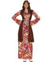 Disfraz de Hippie con Vestido Largo para Mujer **