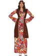 Disfraz de Hippie con Vestido Largo para Mujer **