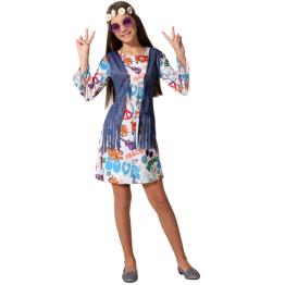 Disfraz de Hippie Multicolor para niñas