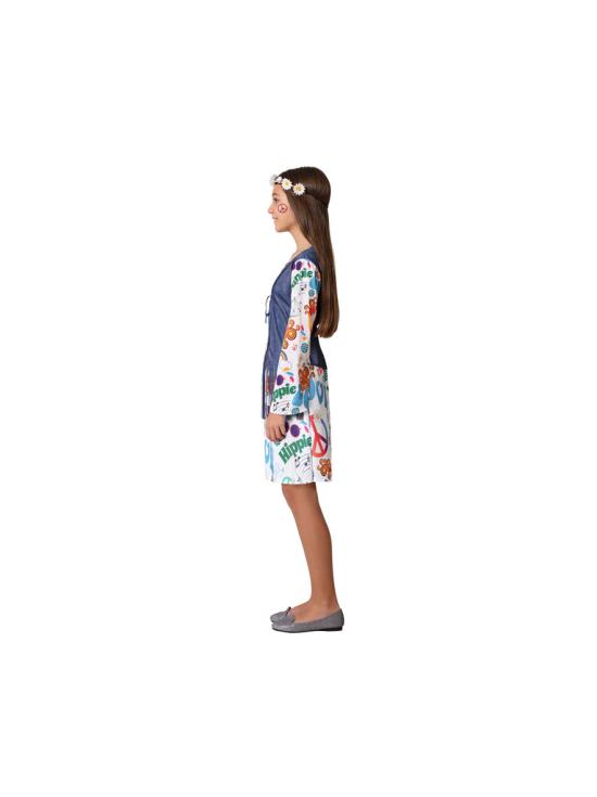 Disfraz de Hippie Multicolor para niñas