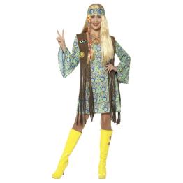 Disfraz de Hippie para Mujer años 60