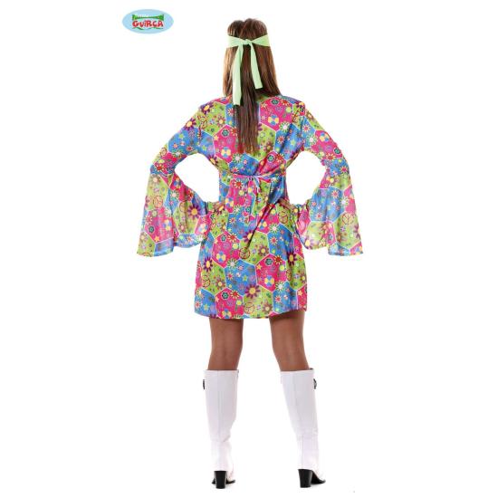 Disfraz de Hippie para Mujer años 60 guau