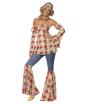 Disfraz de Hippie Vintage lujo para chica