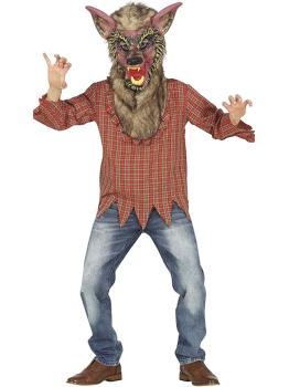 Disfraz de hombre lobo feroz para niño