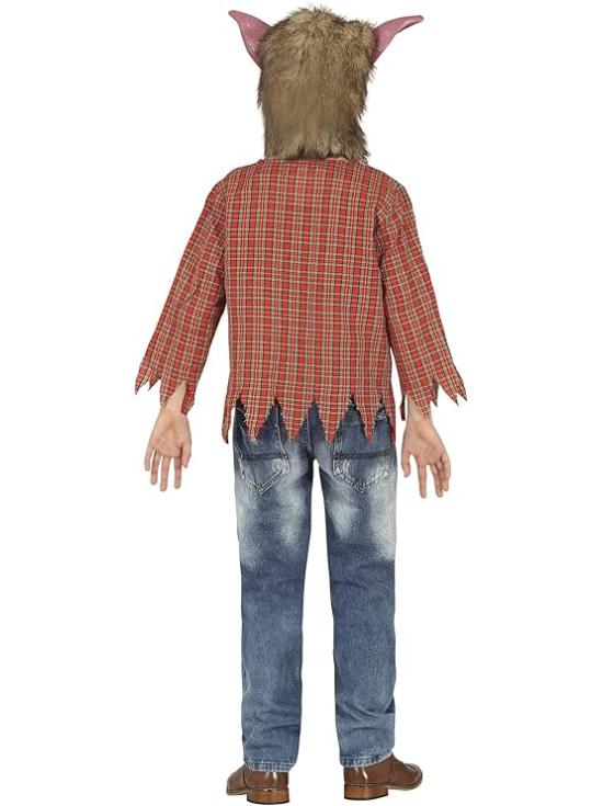 Disfraz de hombre lobo feroz para niño
