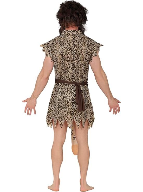 Disfraz de Hommo Erectus Adulto – Vestido, Cinturón y Accesorio Divertido