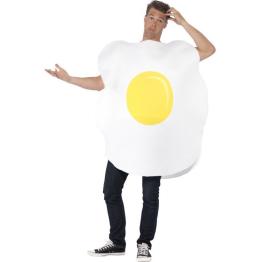 Disfraz de Huevo Frito para Adulto