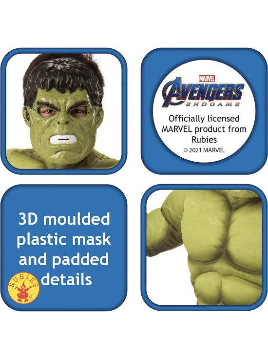 Disfraz de Hulk Los vengadores infantil