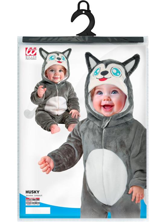 disfraz de husky para bebé