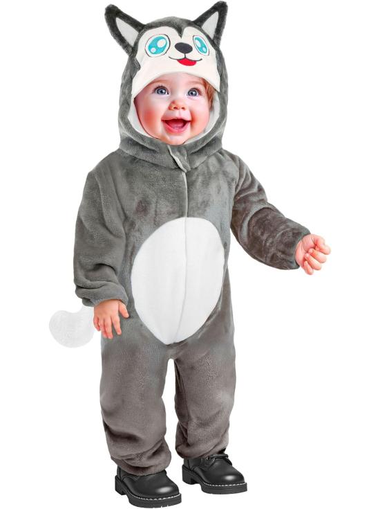 disfraz de husky para bebé