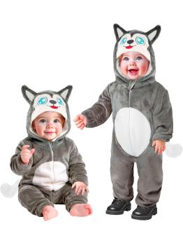 disfraz de husky para bebé