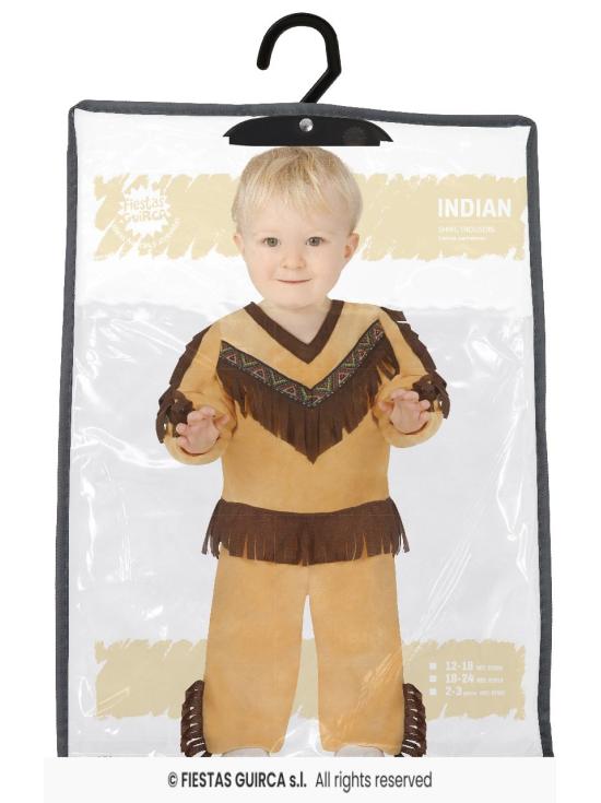 Disfraz de indio apache para bebé **