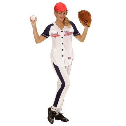 Disfraz Jugadora de Béisbol para mujer > Disfraces para Mujer > Disfraces Colegialas y Deportes Mujer > Disfraces para Adultos | Tienda de disfraces en disfracestuyyo.com