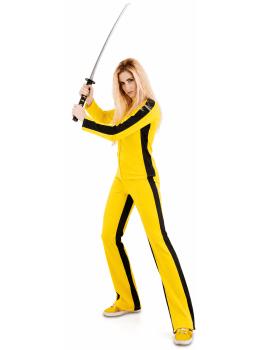 Disfraz de Kill Bill para Mujer – Traje Amarillo de La Novia Tarantino