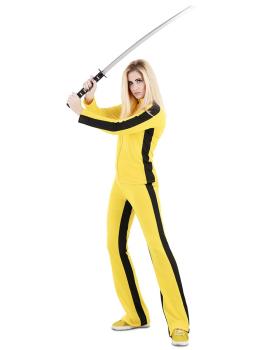 Disfraz de Kill Bill para Mujer – Traje Amarillo de La Novia Tarantino
