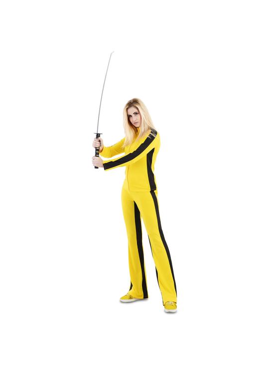 Disfraz de Kill Bill para Mujer – Traje Amarillo de La Novia Tarantino