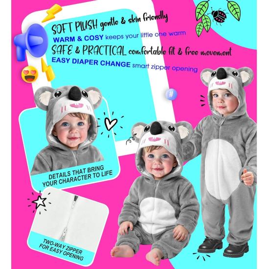 Disfraz de Koala para Bebé y Niño Pequeño