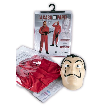 Disfraz de Ladrón La Casa de Papel talla adulto