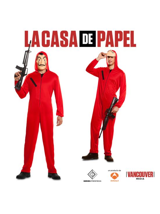 Disfraz de Ladrón La Casa de Papel talla adulto