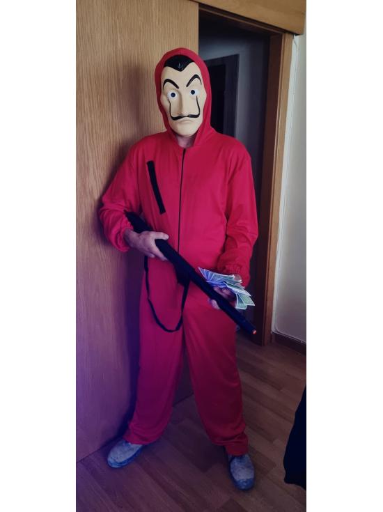Disfraz de Ladrón La Casa de Papel talla adulto