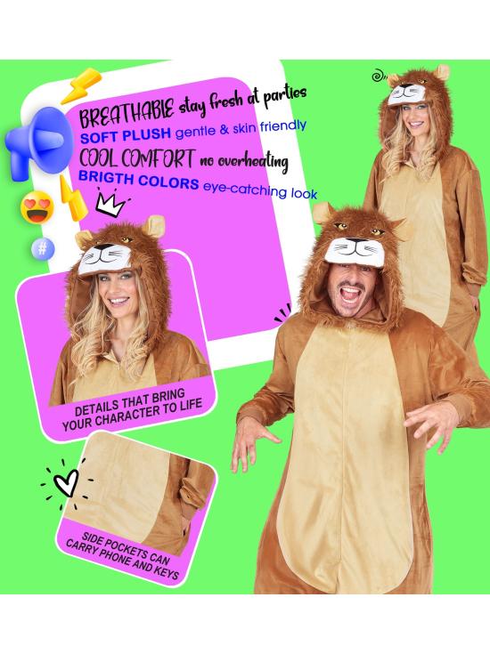 Disfraz de León Adulto Unisex